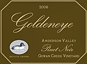 Goldeneye 2006 Gowan Creek Pinot Noir